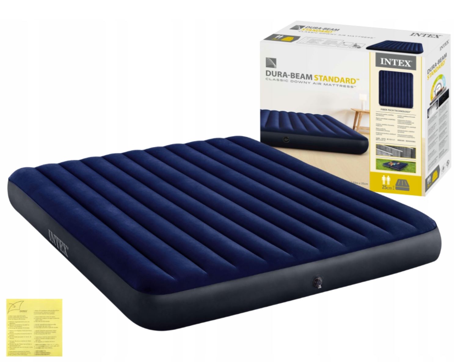 Надувний матрац 203 x 183 x 25 см CLASSIC DOWNY